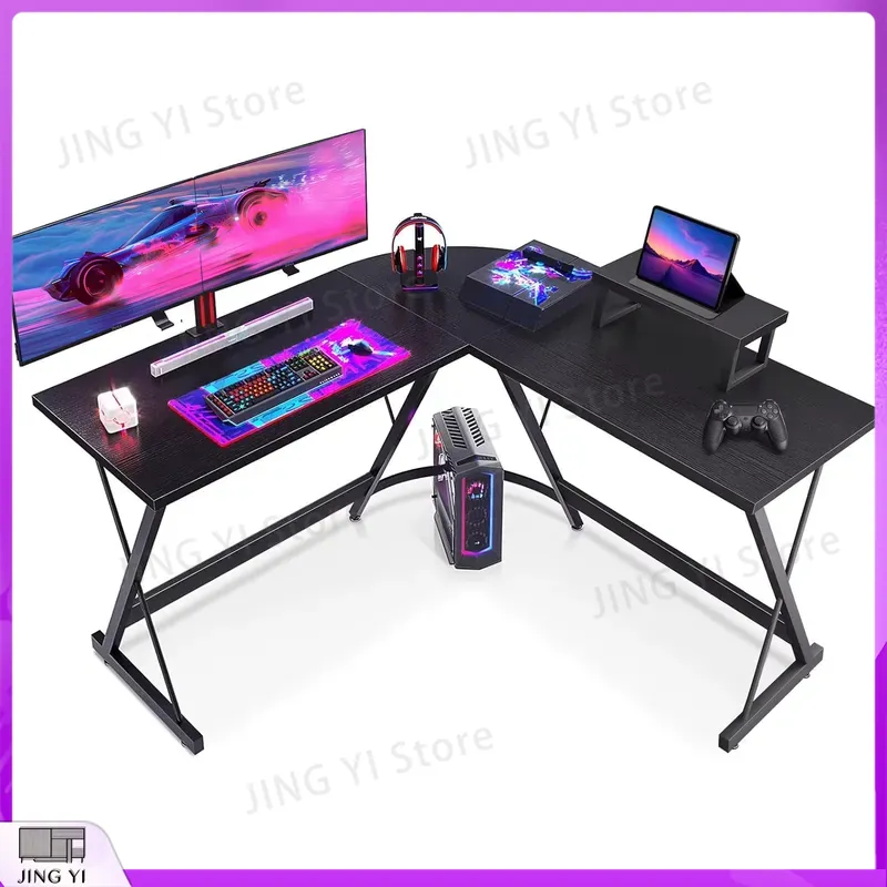 Desk Setup L Shaped - Игровой стол L-образной формы с подставкой