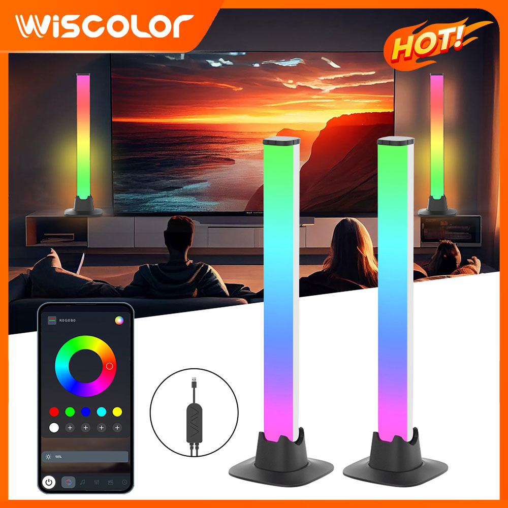 Настольная RGB-подсветка с LED – обзор и цена Desk Setup With Tv