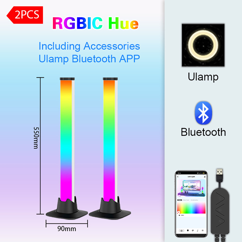 Настольная RGB-подсветка с LED – обзор и цена Desk Setup With Tv
