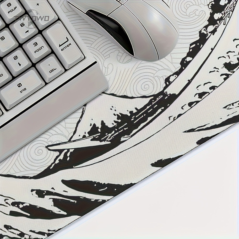 Черно-белый коврик для стола X – обзор и цена Desk Setup Pc And Laptop