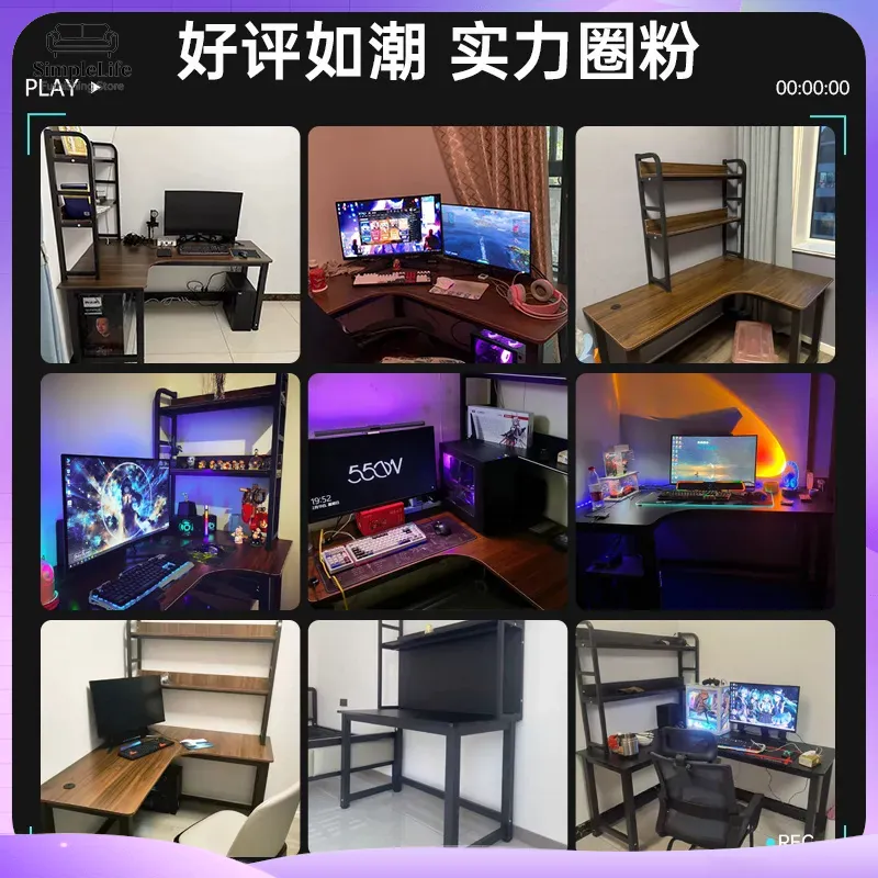Угловой игровой компьютерный с – обзор и цена Desk Setup L Shaped