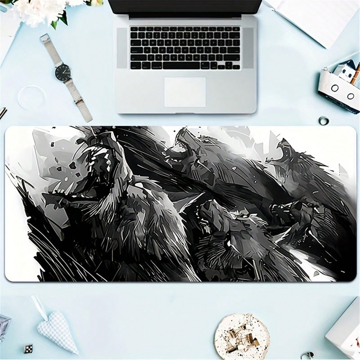 Большой игровой коврик для сто – обзор и цена Desk Setup Pc And Laptop