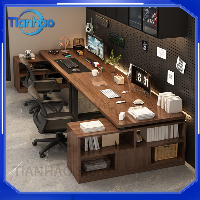 Игровой L-образный стол с книж – обзор и цена Desk Setup L Shaped