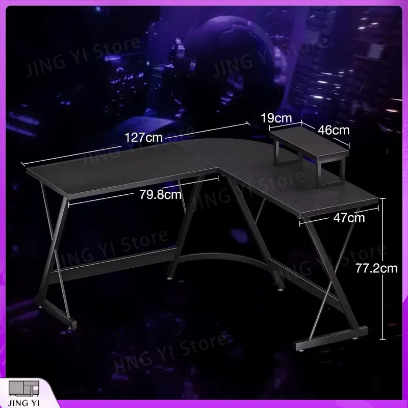 Игровой стол L-образной формы  – обзор и цена Desk Setup L Shaped