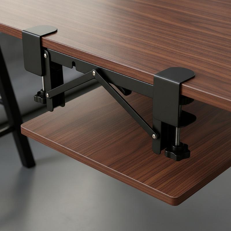 L-образный настольный кронштей – обзор и цена Desk Setup L Shaped
