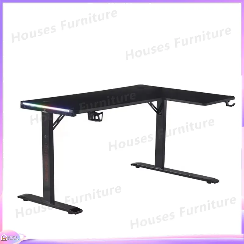 Большой игровой стол 160 см с  – обзор и цена Desk Setup L Shaped