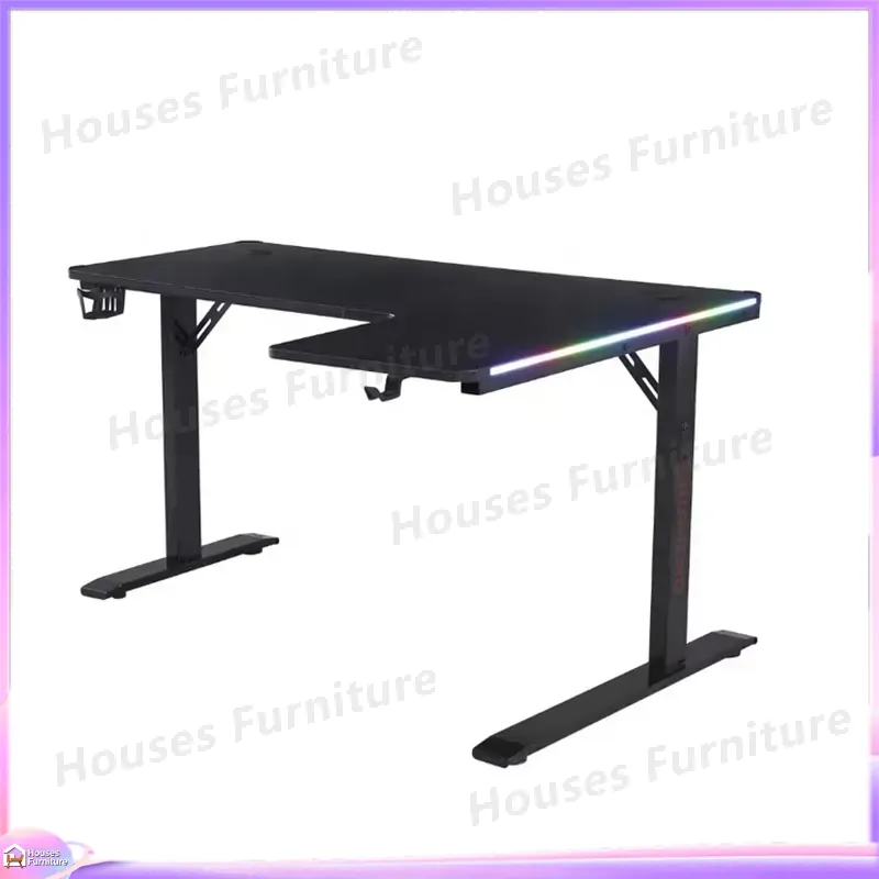 Большой игровой стол 160 см с  – обзор и цена Desk Setup L Shaped