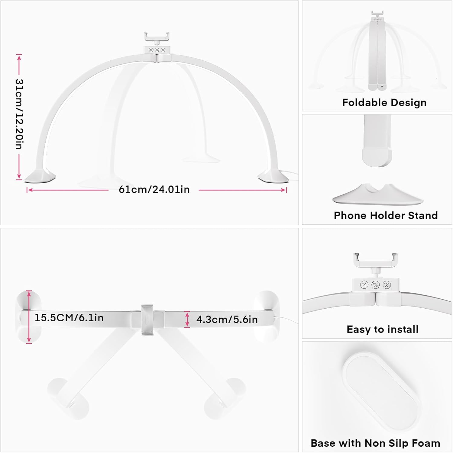 Полумесяц Light U-образный све – обзор и цена Desk Setup Lamp