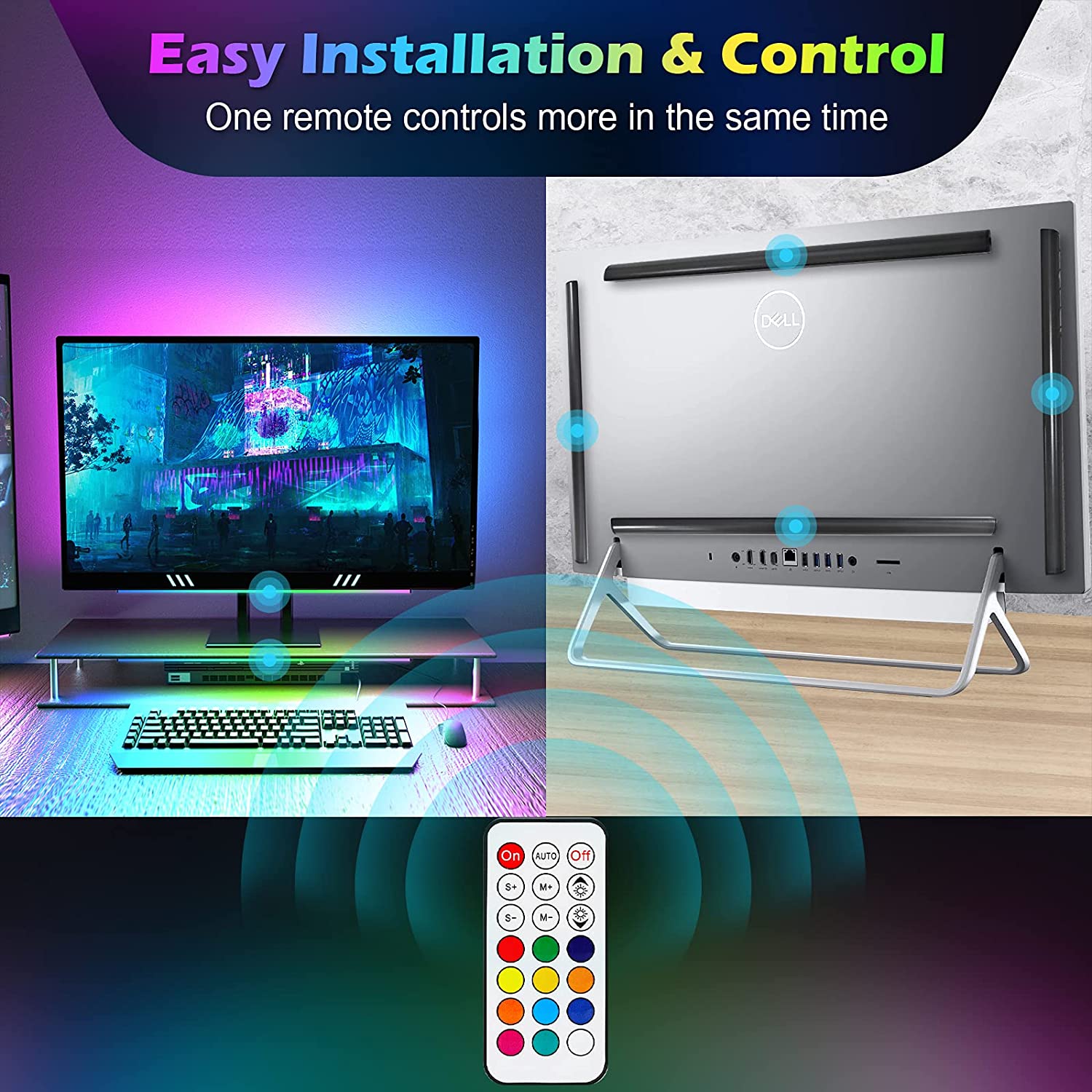 Световая панель под монитором  – обзор и цена Setup Desk Monitor