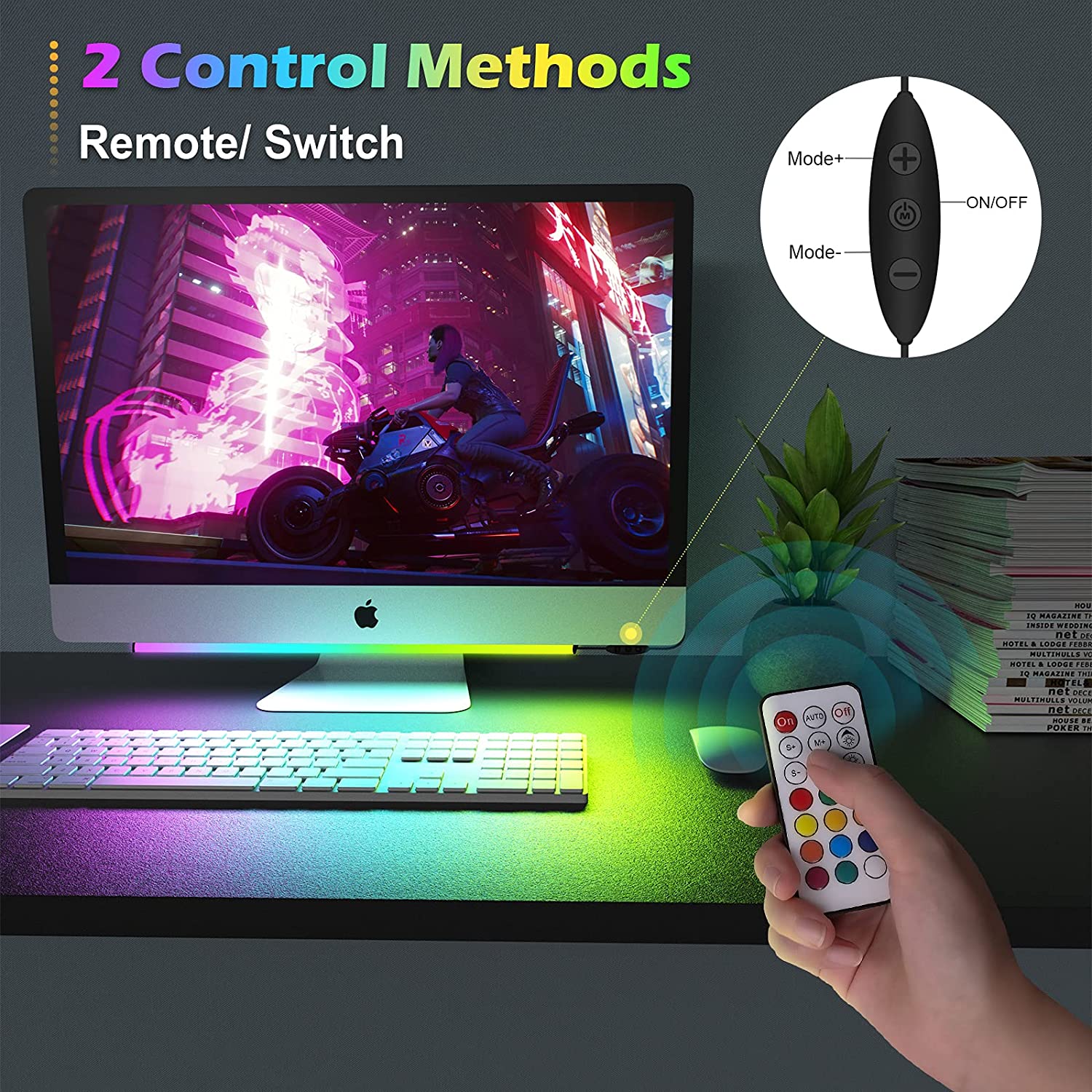 Световая панель под монитором  – обзор и цена Setup Desk Monitor